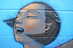 Upper Mural Dancing Girl Detail