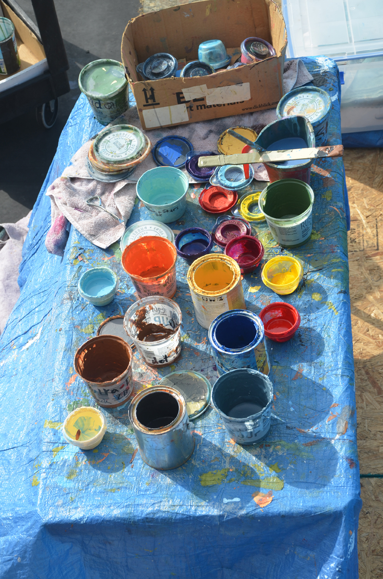 Drying out paints for disposal Cathy Gendron